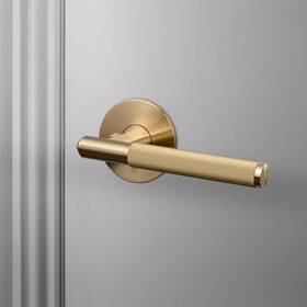 Nlh-481040 Buster Punch Door Lever Handle Set Privacy Linear Welders Black New