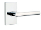 C5112-stu-us26 Emtek Stuttgart Modern Rectangular Lever In Polished Chrome
