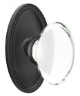 C810htus19 Black Knob Flat Emtek Hampton Crystal Door T--719