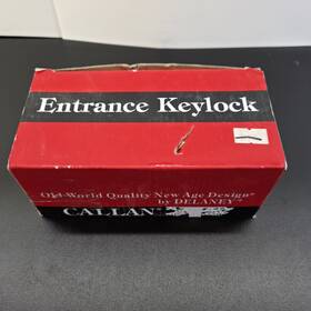 100t-br-us3 Callan 694036110033 By Delaney Entrance Keylock Model #100t-br-us3 Polished Brass No Key