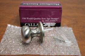 Ks1071 Callan Delaney Saxon Single Cylinder Interior Door Knob Us15 Satin Nickel