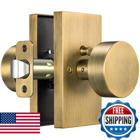 B0dyp64xn1 Calzibeno Antique Brass Privacy Door Knobs Vintage Rectangular Interior
