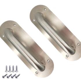 Ccsxqy 931948784339 2-piece Set Of 8-inch Stainless Steel Sliding Door Handles Garage Doo