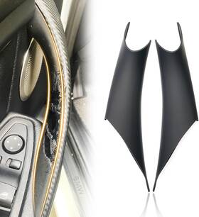 F30-a Che Dewu 2pcs Easy To Install Car Interior Door Pull Handle Grab Cover Fit For Bmw Black