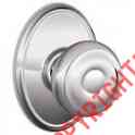 F10geo625wkf Chrome Door Georgian Knobset Schlage Passage F10-geo-wkf Polished