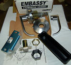 01aa318 Chrome Door Medeco Lever Set Satin Embassy 0005 Passage