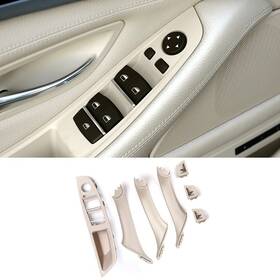 H0290702 Chuanghui Interior Door Handle Cover For 2011-2016 Bmw 5 Series F10 Beige White
