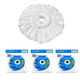 Ciclone Ispinmop 7.83495e 11 3-pack Spin Mop Replacement Head - Refill Microfiber Isp Inch