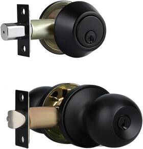 Cd-607 Cielsa Dawn D101 Exterior Door Knobs Lock Set With Deadbolt Single Cylinder Deadbo