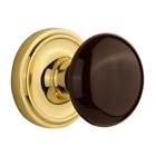 640698 Clabrn Mrt 214 Kh Nostalgic Warehouse Brwn Porcelain Brass Entry Mortiseset Backset 640697168708