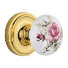 640690 Claros Mrt 214 Kh Nostalgic Warehouse Porcelain Brass Entry Mortiseset Backset 640697026190