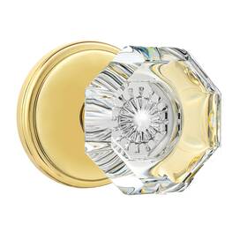 Clctk 653858387337 Passage Glass Door Knobs Interior Octagon Crystal For Hall And Closet