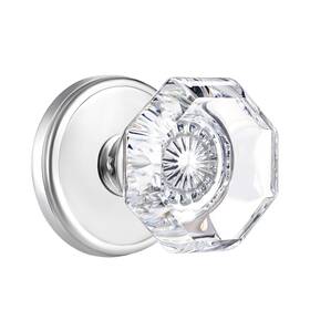 Clctk 653858387382 Passage Glass Door Knobs Interior Octagon Crystal For Hall And Cl