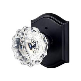 Clctk Glass Door Knobs Interior With Lock Vintage Privacy Crystal