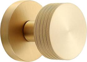 Co. Ltd 445039220228 Knurled Brass Privacy Door Knob Solid Industrial Style Handle With Brush