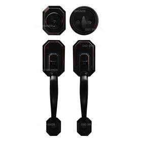 Con3010 Constructor 617209003642 Cerberus Entry Lockset With Deadbolt Oil Rubbed Bronze