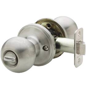 Copper Creek 732454499467 Ball Door Knob Privacy Function Keyless Turn Thumb Locking Design Int