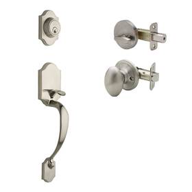 Hz2610xek-ss Copper Creek 849386001337 Heritage Front Entrance Handleset In Satin Stainless With Egg Kn
