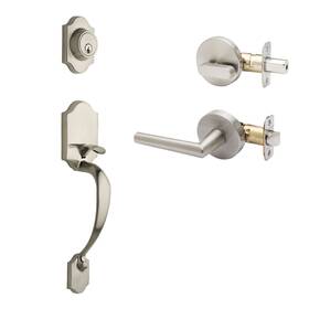 Hz2610xml-ss Copper Creek 849386004604 Soft Contemporary Front Door Handle Set Satin Stainless