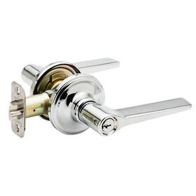 Zl2240ps Copper Creek 849386006196 Contemporary Keyed Entry Zane Non-handed Lever Polished Stainless