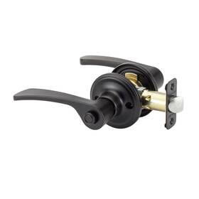 Kl2231bc Copper Creek 849386006363 Scandinavian Push Button Privacy Kash Non-handed Lever Black
