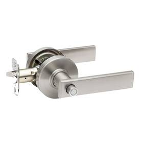 Rl2231ss-rnd Copper Creek 849386020024 Craftsman Push Button Privacy Remi Non-handed Lever With Round R