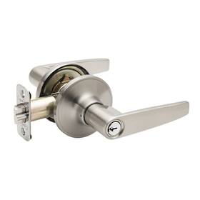 Dl1240ss Copper Creek 878898005786 Daley Keyed Entry Door Lever Satin Stainless