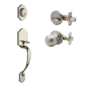 Hz2610xbk-ss Copper Creek 878898009012 Heritage Front Entrance Handleset In Satin Stainless With Ball K