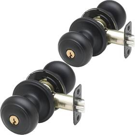 Ck2040bc-2 Copper Creek Colonial Knob Keyed Entry Function 2 Pack Door 6-3a