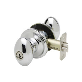 Ek2040ps Copper Creek Egg Knob Keyed Entry Function Polished Stainless