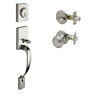 Fz2610xck-ss Copper Creek Fashion Handleset Colonial Knob Interior Trim Satin