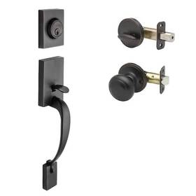 Fz2610xck-tb Copper Creek Fashion Tuscan Bronze Door Handleset With Colonial Knob