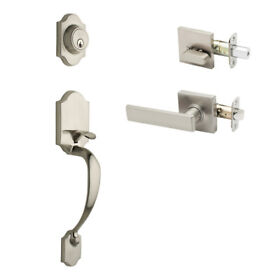 Hz2610xrl-ss Copper Creek Heritage Handleset Remi Lever Interior Trim Satin