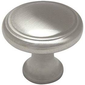 5982sn Cosmas 50 Pack Satin Nickel Cabinet Hardware Round Knob - 1-1/8 Inch Diame
