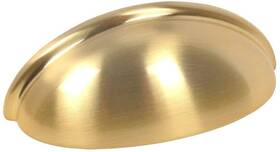 783bb Cosmas 25 Pack - Brushed Brass Cabinet Hardware Bin Cup Drawer Pull