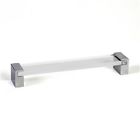 9764-4000 Ctr Berenson Pull Static Chrome-glass 192mm Knob Polished