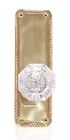 D06-k538a-hrt-605 Brass Accents Quartermain Passage Door Knob