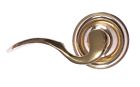 D07-l150x-mkz-605 Brass Accents Passage Left Hand Door Lever