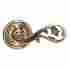 D07-l360a-chm-613 Brass Accents Netropol Rosette With Champagne Lever Passage Knob Oil Rubbed Bronze