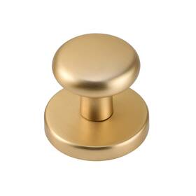 Ddk001 Dairazan 2 Pack Rotating Dummy Door Knobs Brushed Brass Round Nonlocking Ha