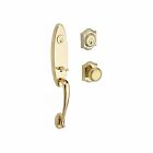 Dc.chxtra.tar.003.6l.ds.cky.kd Reserve Baldwin Chesapeake X Entry Door Handle Set Double Cylinder Exterior Lock Brass 884011515582