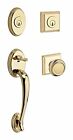 Dc.colxtra.tsr.003.6l.ds.cky.kd Reserve Baldwin Entry Handle Set Exterior Door Lock Polish Brass Double Cylinder
