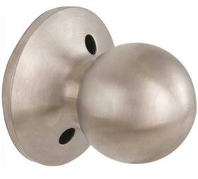 314640774 Defiant Saturn Satin Nickel Dummy Door Knob Ball Shape Contractor Pack 16-pack