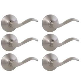 32lyex203bd6 Defiant Naples Satin Nickel Hall And Closet Door Handle Contractor Pack