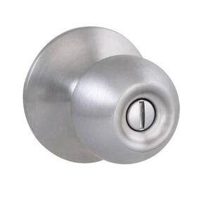 32t3610b Defiant Lot Of 6 Saturn Bed/bath Door Knob Stainless Steel 1008 974 367