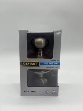 32tgx210b Defiant Hartford Satin Nickel Bed/bath Door Knob