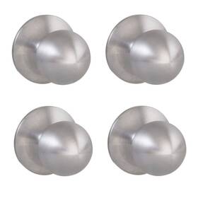 Defiant 744759292773 Saturn Stainless Steel Hall/closet Door Knob 4-pack
