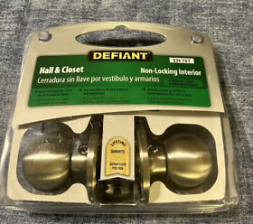 Defiant Stainless Saturn Collection Passage Hall Closet Door Knob New