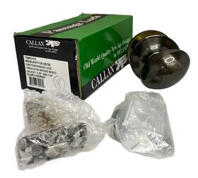 101t-ca-us15a Delaney Hardware -passage Carlyle Knob Passage Antique Nickel