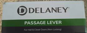 Bp-501t-ci-us15 Delaney Hardware Universal Cira Passage Hall/closet Door Lever For Left/right